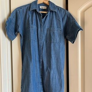 Madewell Casual Blue Button Down Shirt